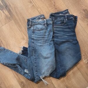 American Eagle Outfitters Women's Blue Jeans